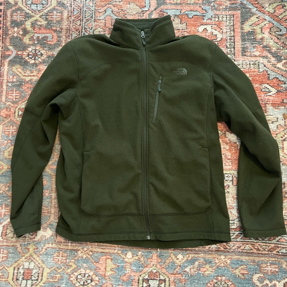 Mens North Face Zip up (size XL)